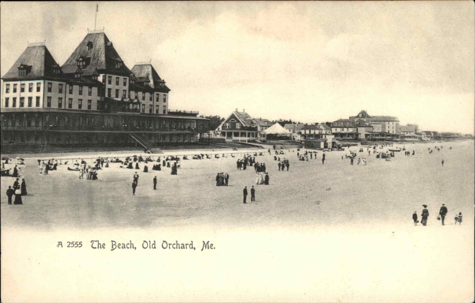 Old Orchard Maine ME Beach Rotograph Postcard
