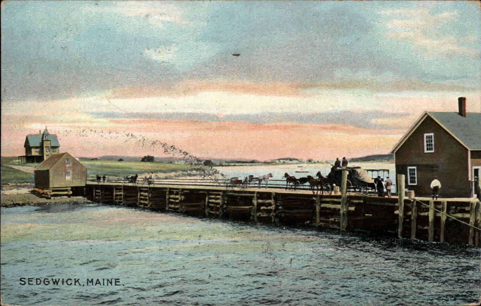 Sedgwick Maine ME Postcard