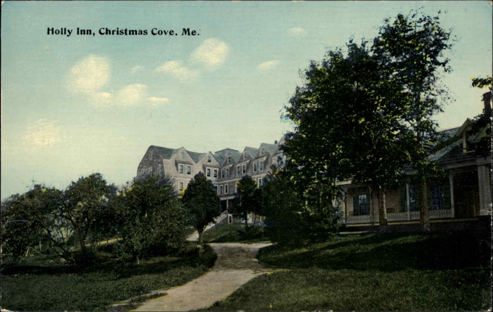 Christmas Cove Maine ME Hotel Postcard