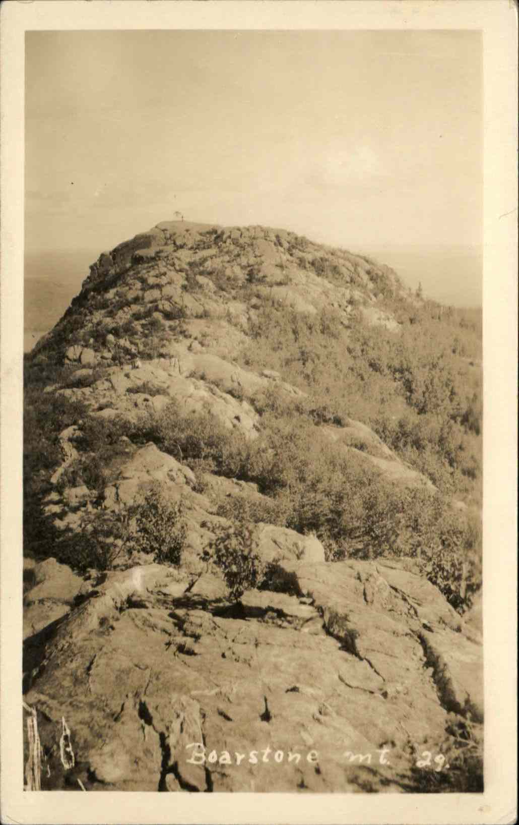 Borestone Mtn Maine ME RPPC Real Photo Postcard