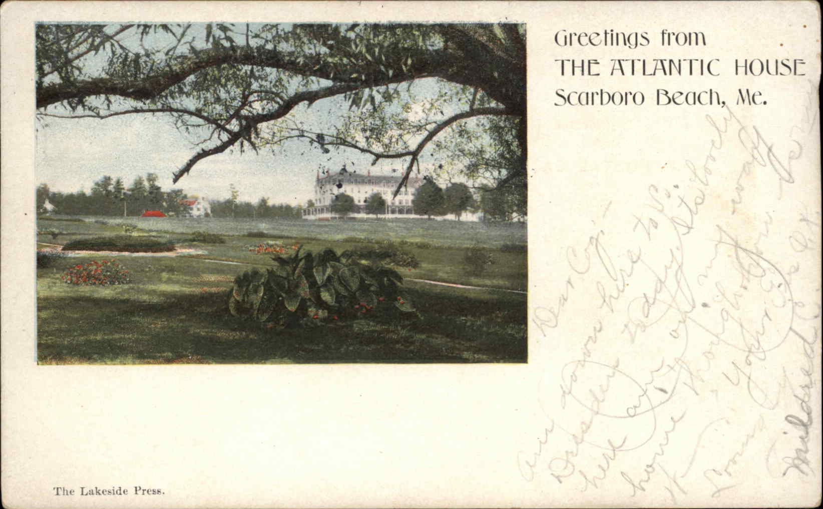 Scarborough Maine ME Hotel Postcard