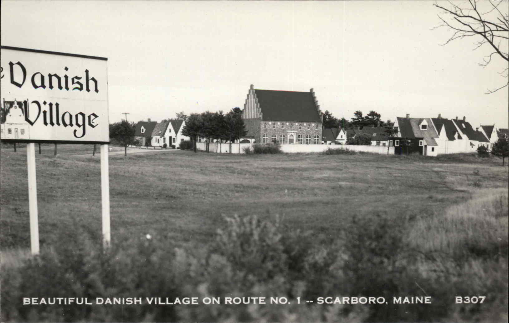 Scarborough Maine ME RPPC Real Photo Postcard