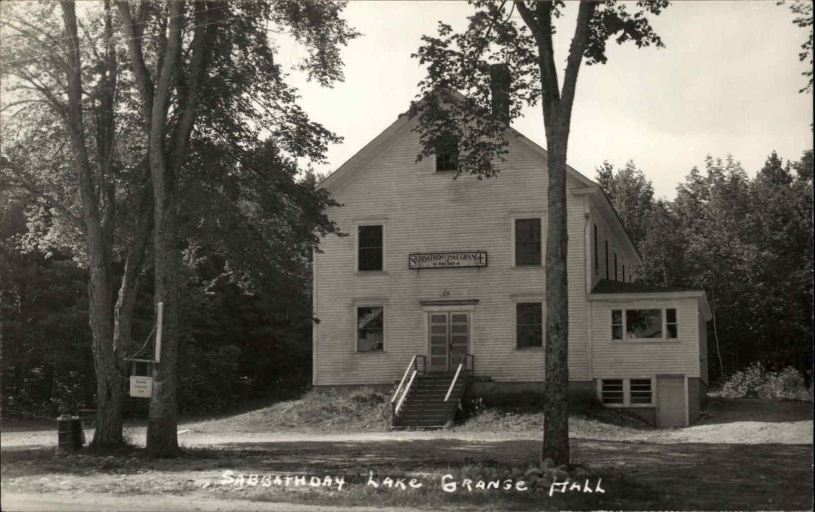 Sabbathday Lake Maine ME RPPC Real Photo Postcard