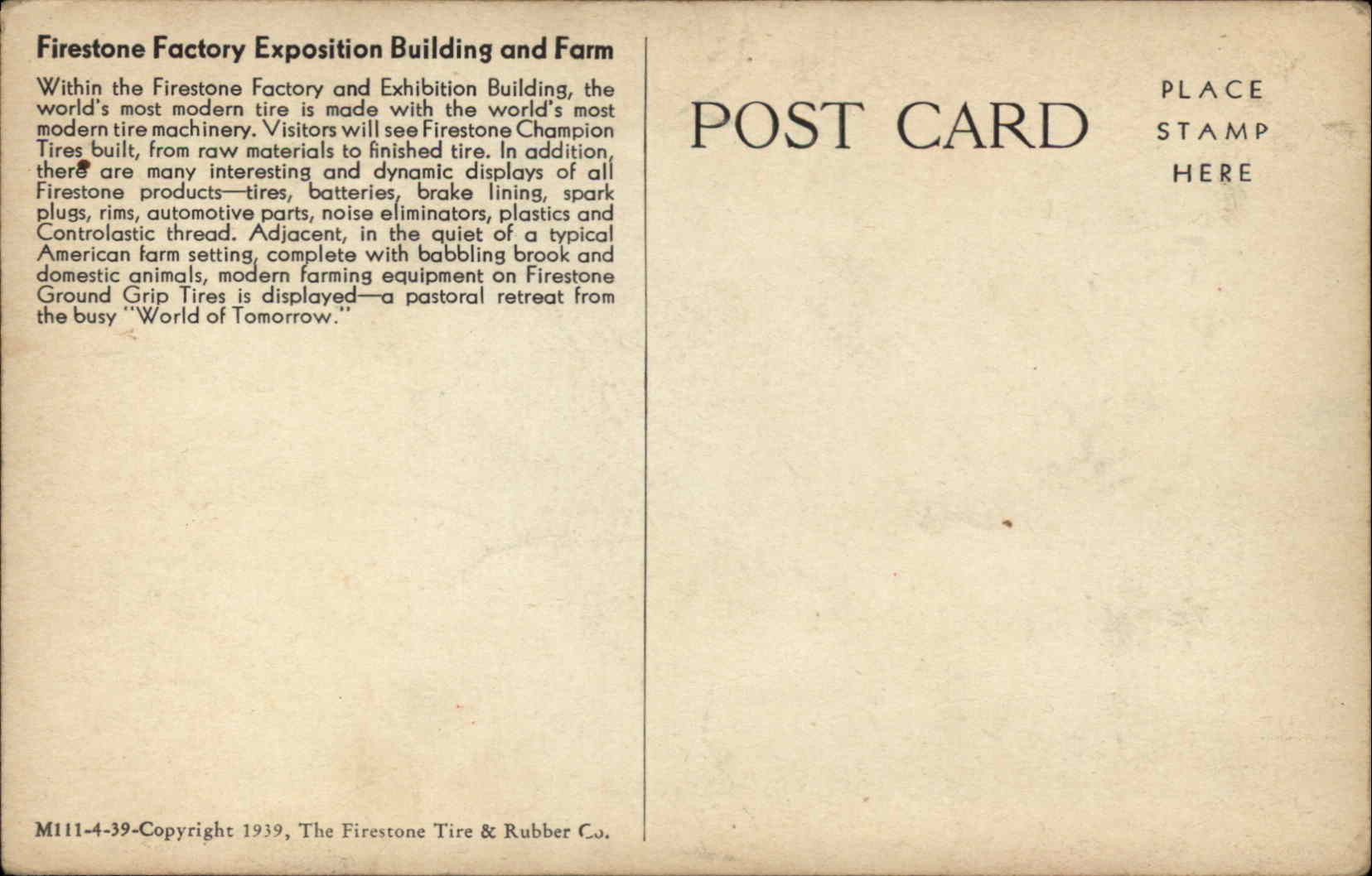 Chicago Illinois IL Chicago World's Fair 1933 - Century of Progress Postcard - Image 2