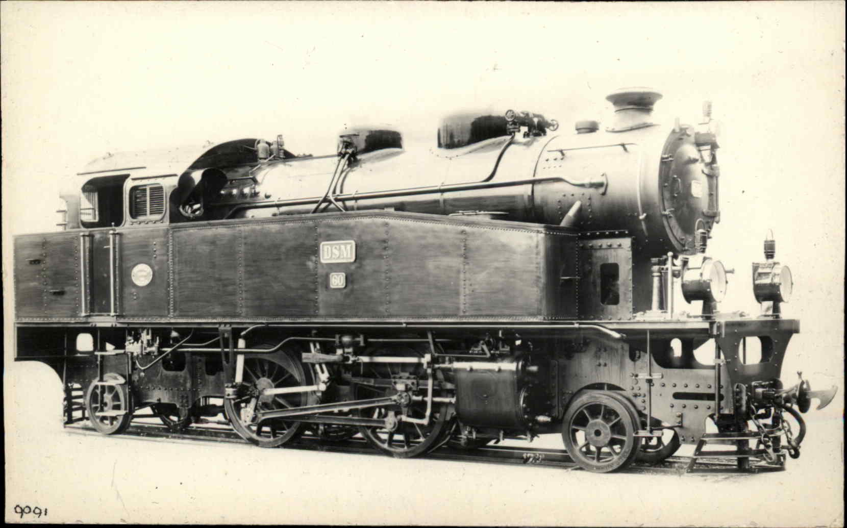 Train RPPC Real Photo Postcard