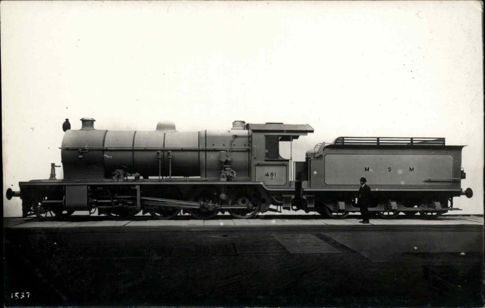 Train RPPC Real Photo Postcard