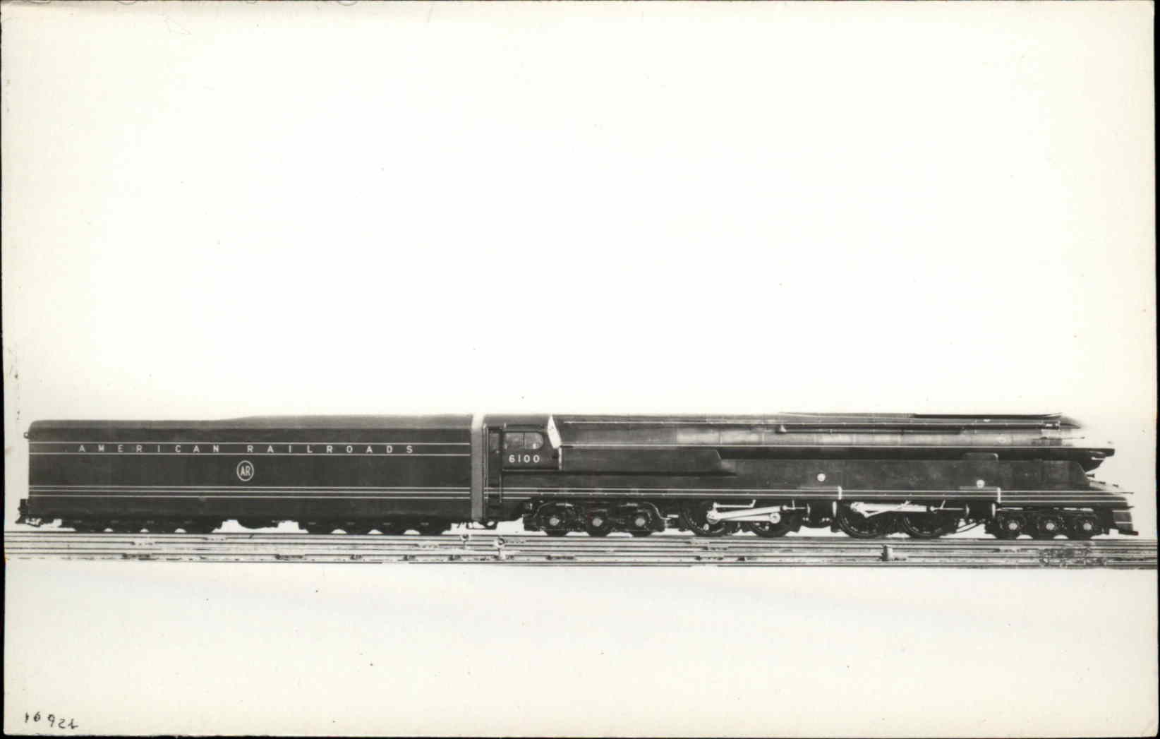 Train RPPC Real Photo Postcard