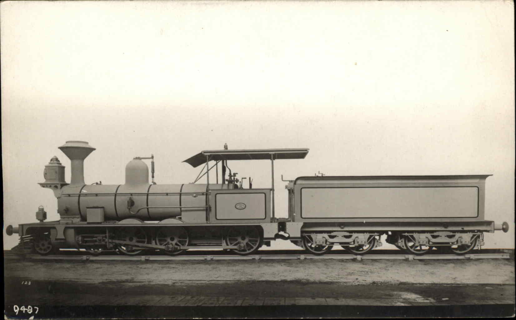 Train RPPC Real Photo Postcard