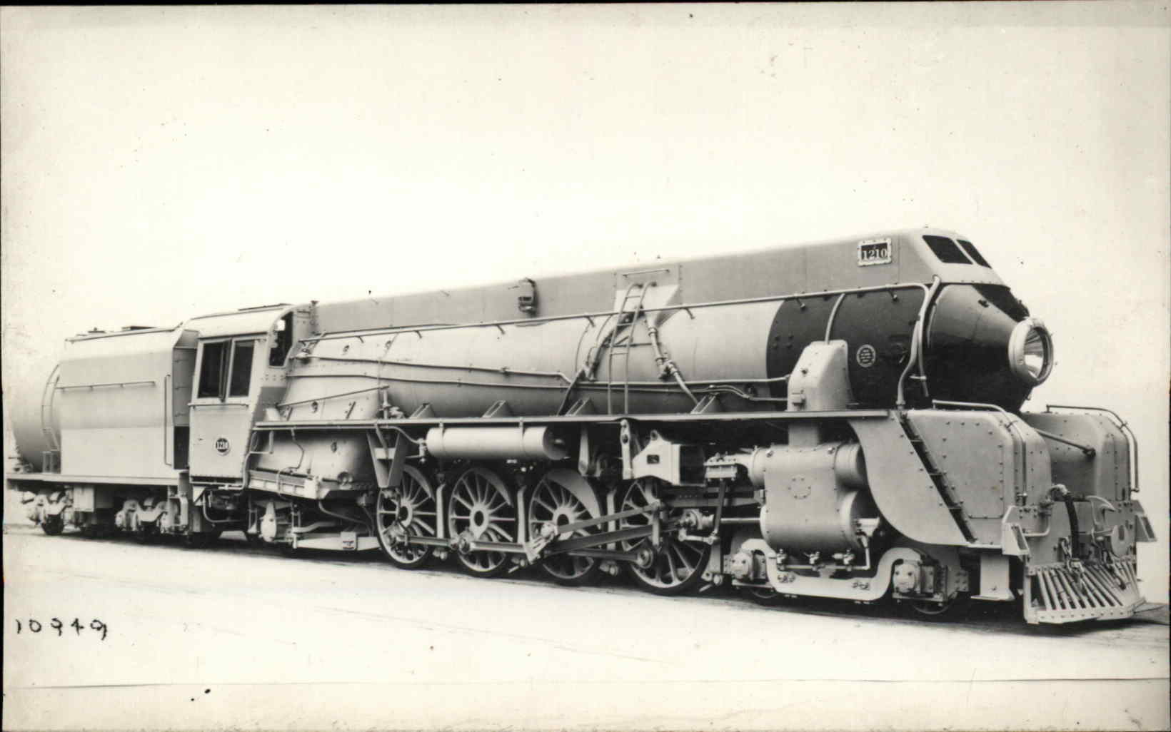 Train RPPC Real Photo Postcard