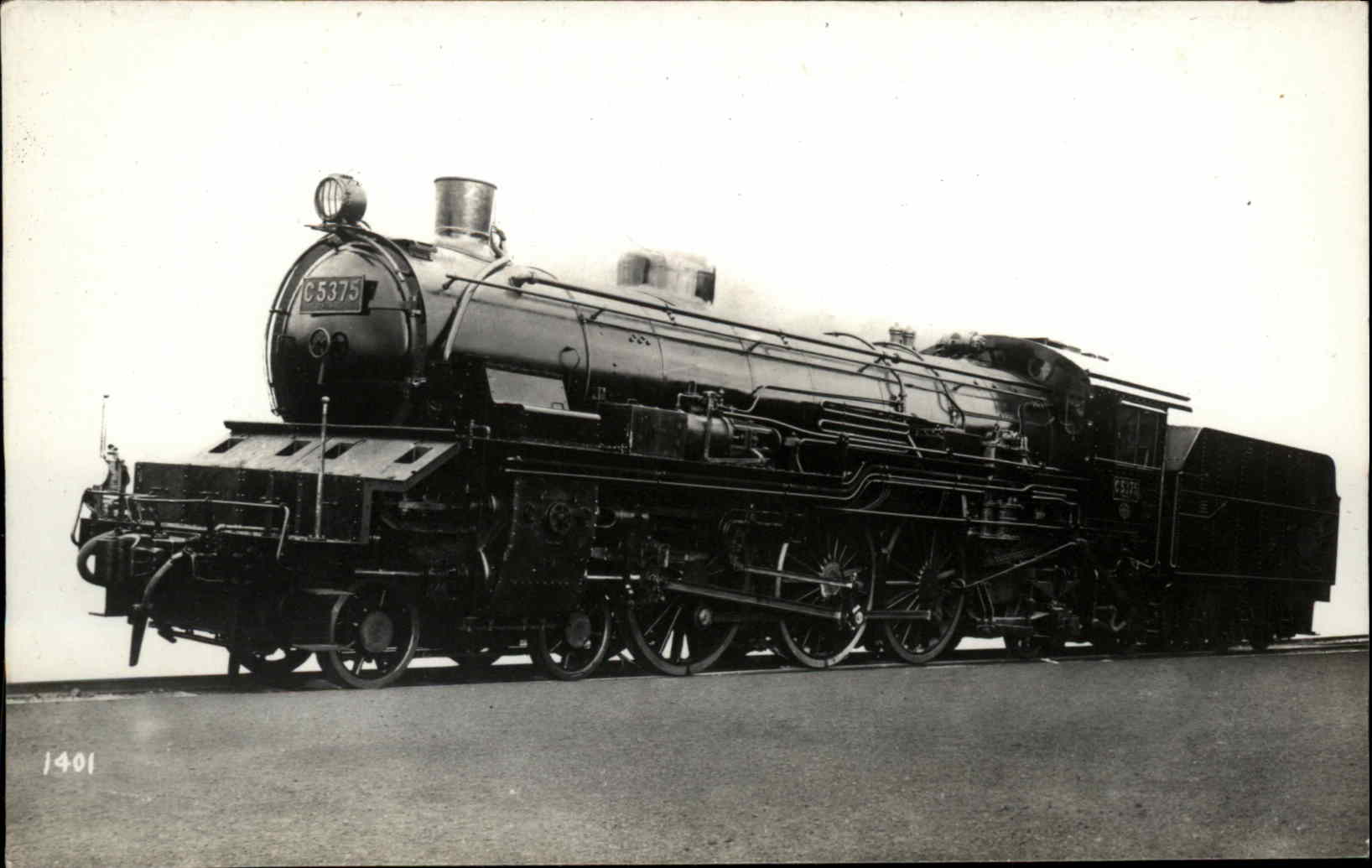 Train RPPC Real Photo Postcard