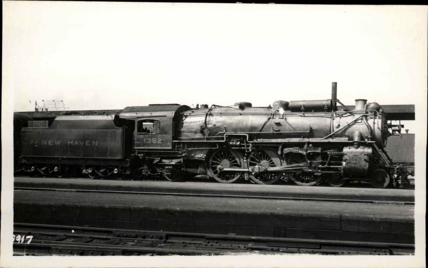 Train RPPC Real Photo Postcard