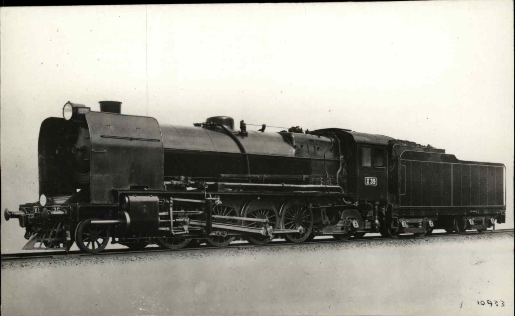 Train RPPC Real Photo Postcard