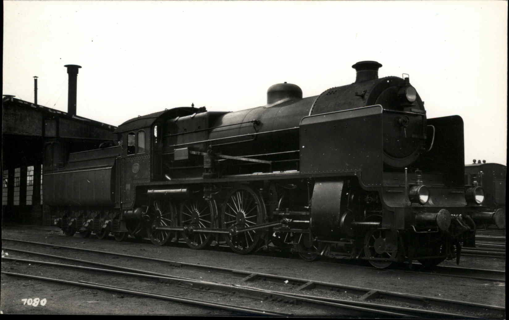 Train RPPC Real Photo Postcard