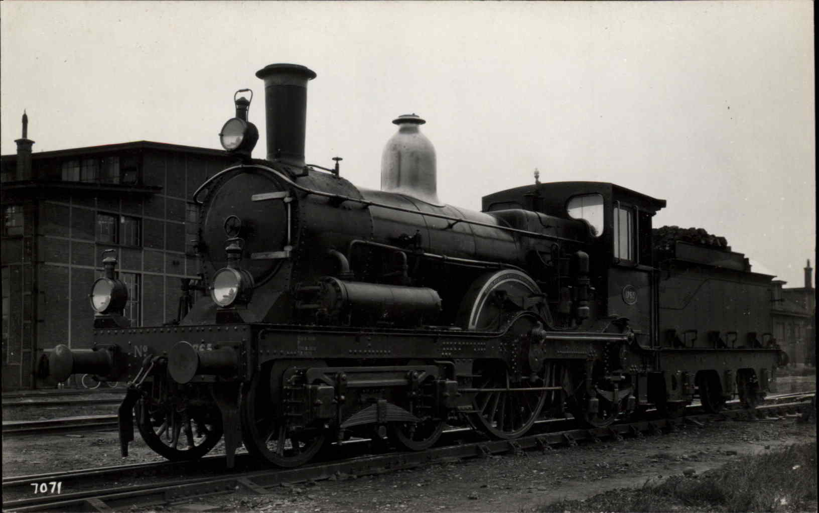 Train RPPC Real Photo Postcard