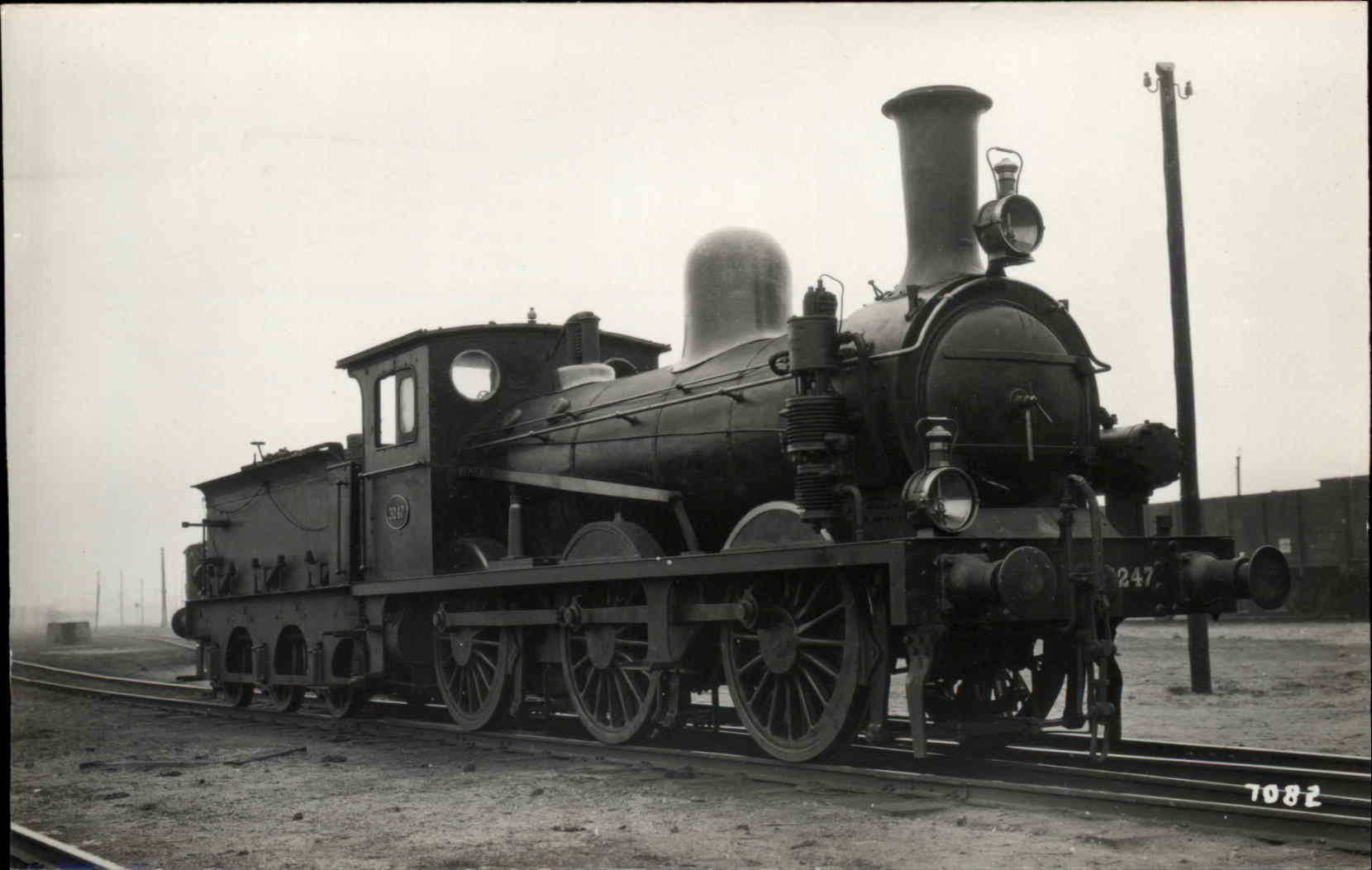 Train RPPC Real Photo Postcard