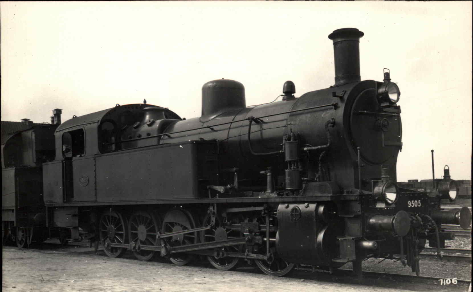 Train RPPC Real Photo Postcard