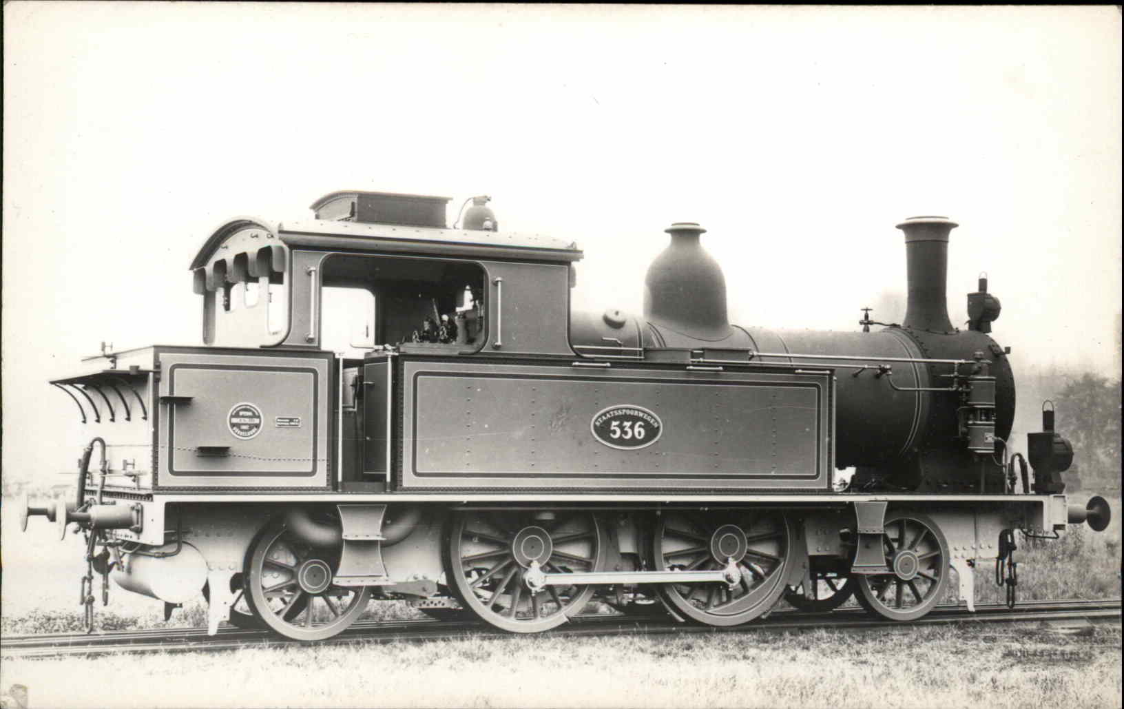 Train RPPC Real Photo Postcard