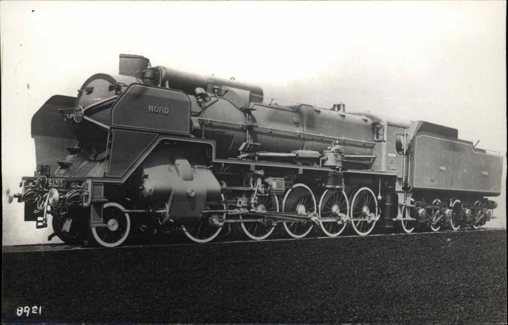 Train RPPC Real Photo Postcard