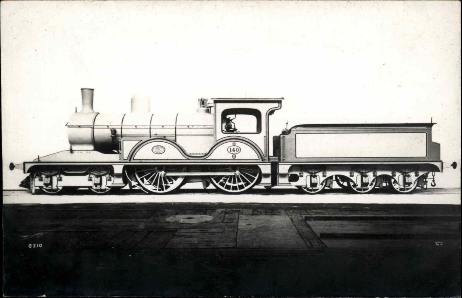 Train RPPC Real Photo Postcard