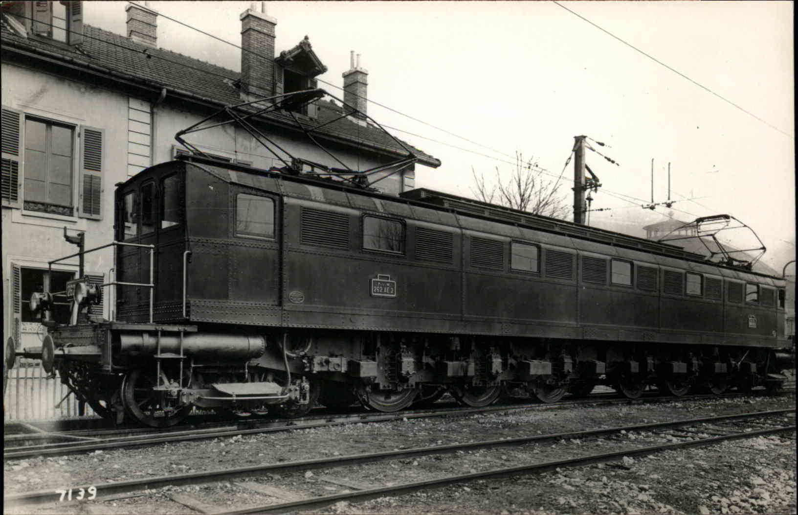 Train RPPC Real Photo Postcard