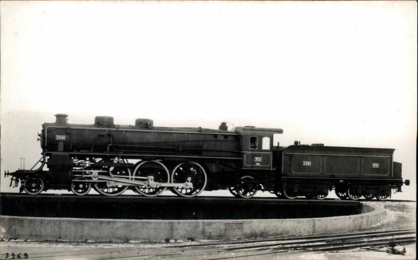 Train RPPC Real Photo Postcard