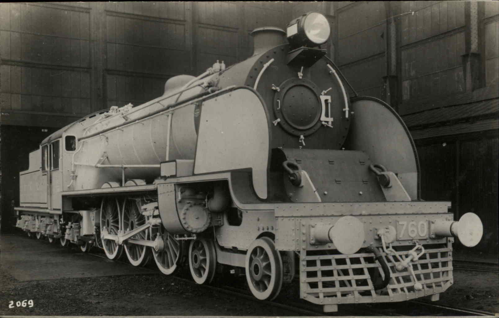 Train RPPC Real Photo Postcard