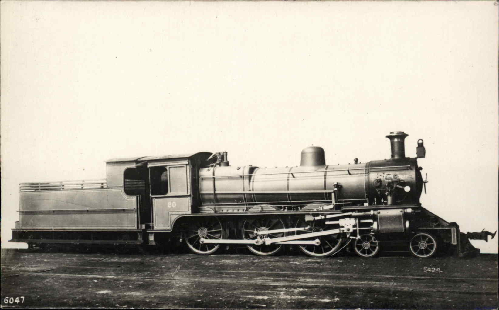 Train RPPC Real Photo Postcard