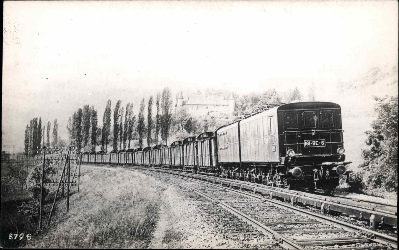 Train RPPC Real Photo Postcard