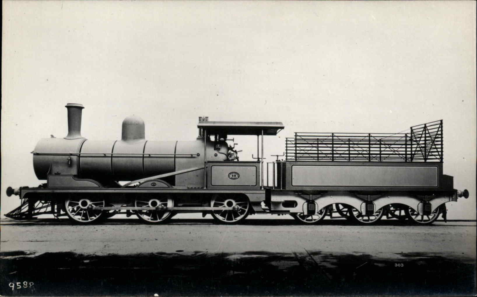 Train RPPC Real Photo Postcard
