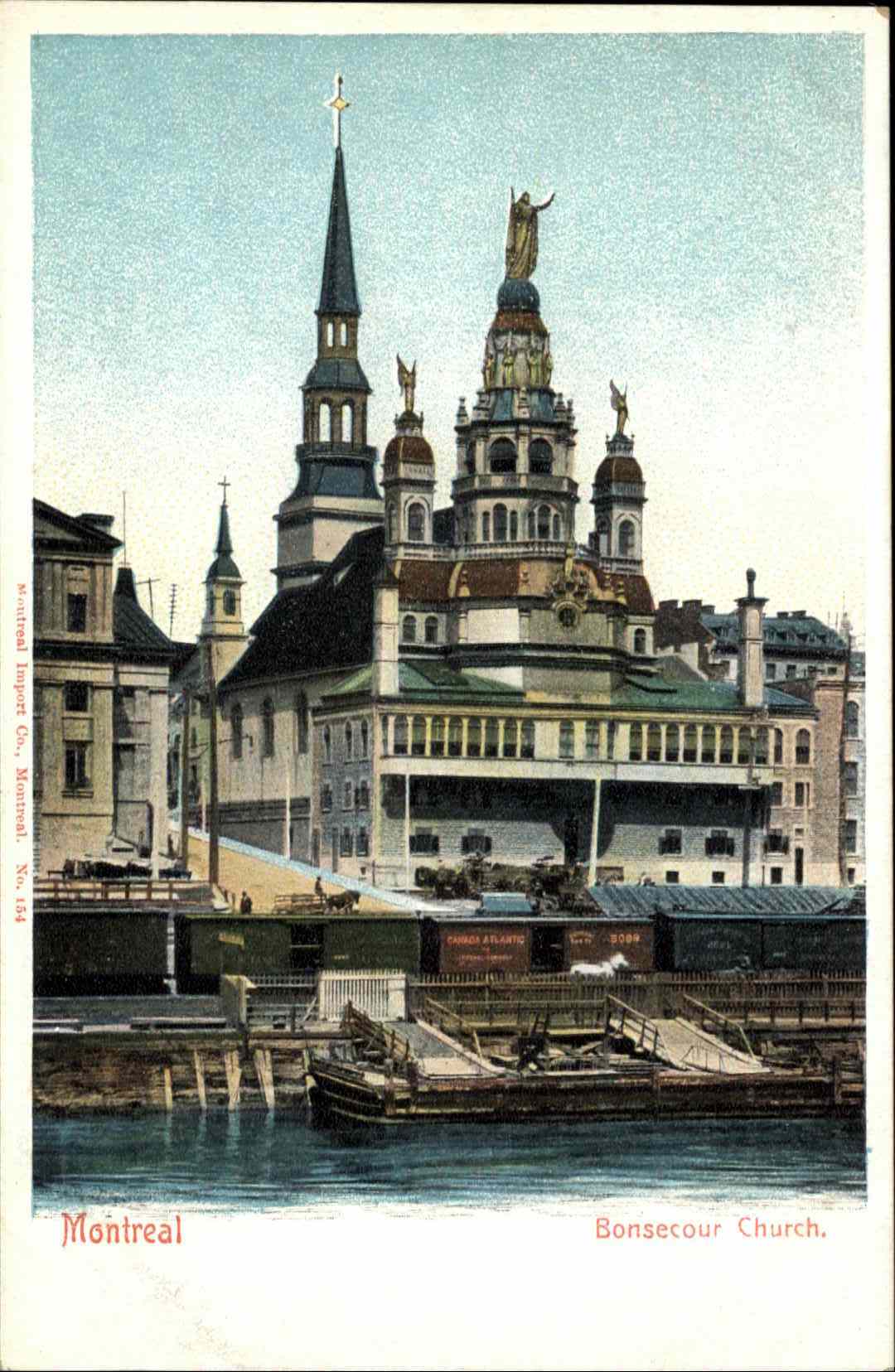 Montreal Quebec Canada Church Postcard