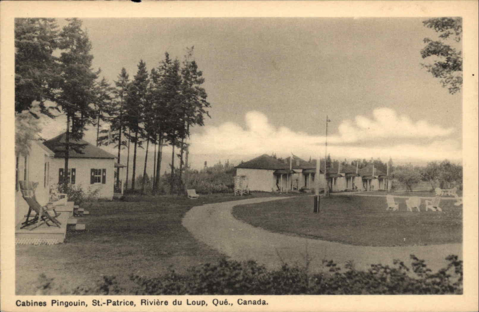 Riviere du Loup Quebec Canada Motel Postcard