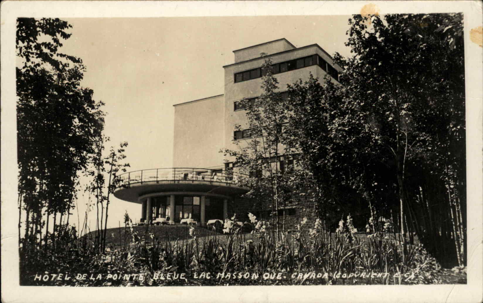 Lac Masson Quebec Canada Hotel RPPC Real Photo Postcard