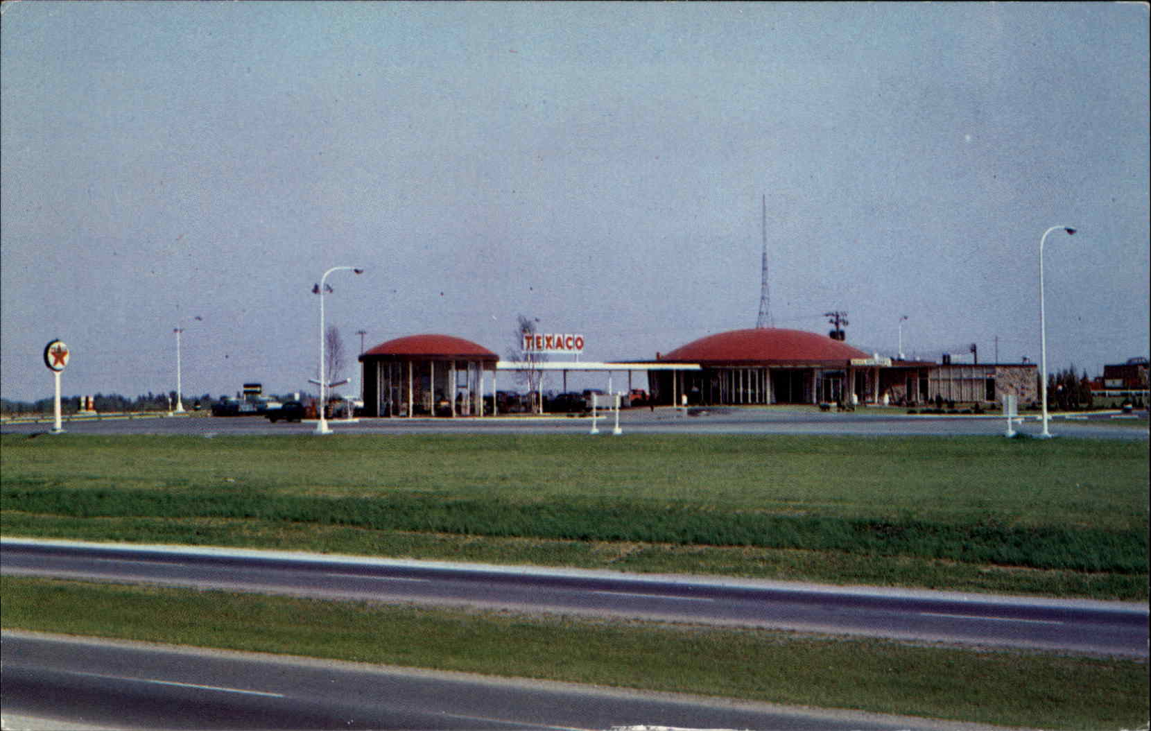 Ontario Canada Gas Station Postcard