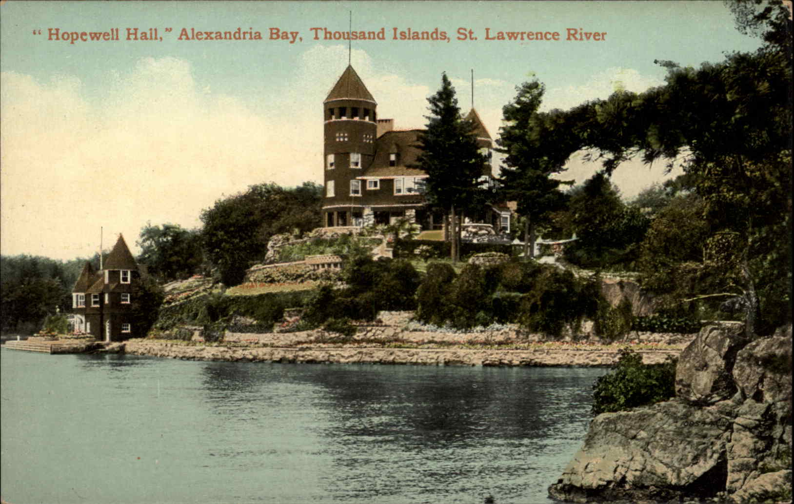 Thousand Island Ontario Canada Hotel Postcard