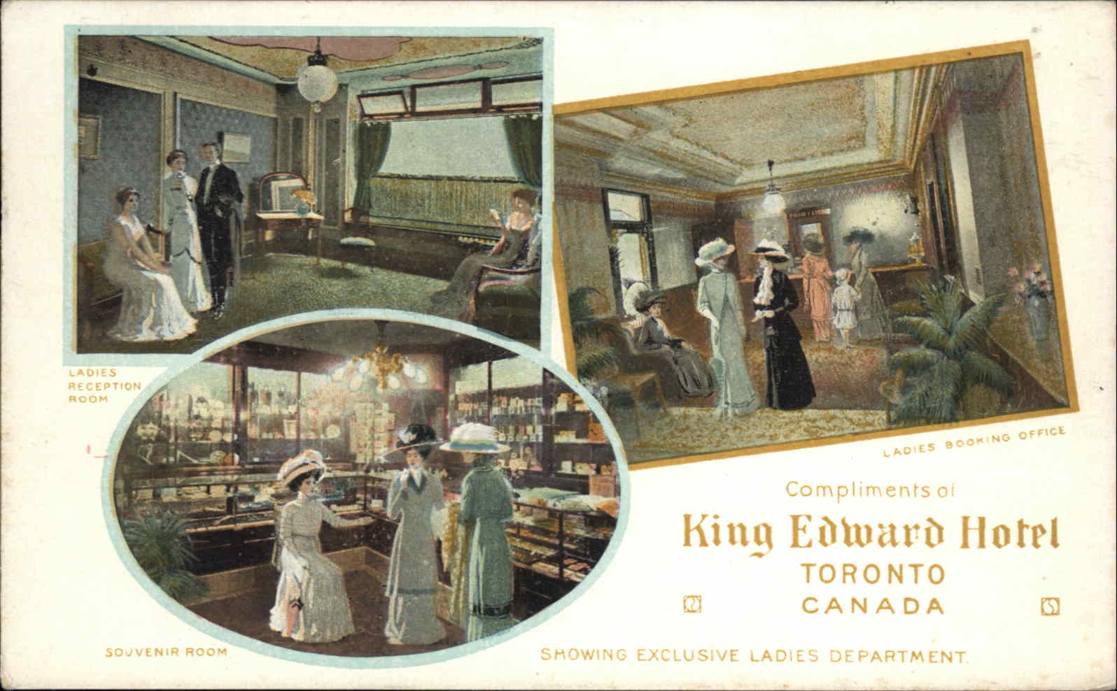 Toronto Ontario Canada Hotel Interior Postcard