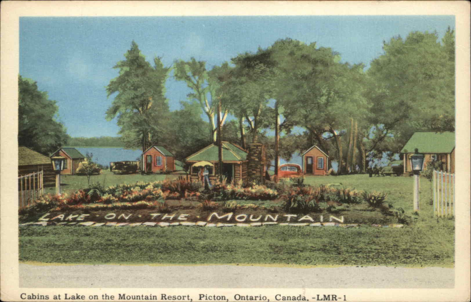 Picton Ontario Canada Motel Postcard