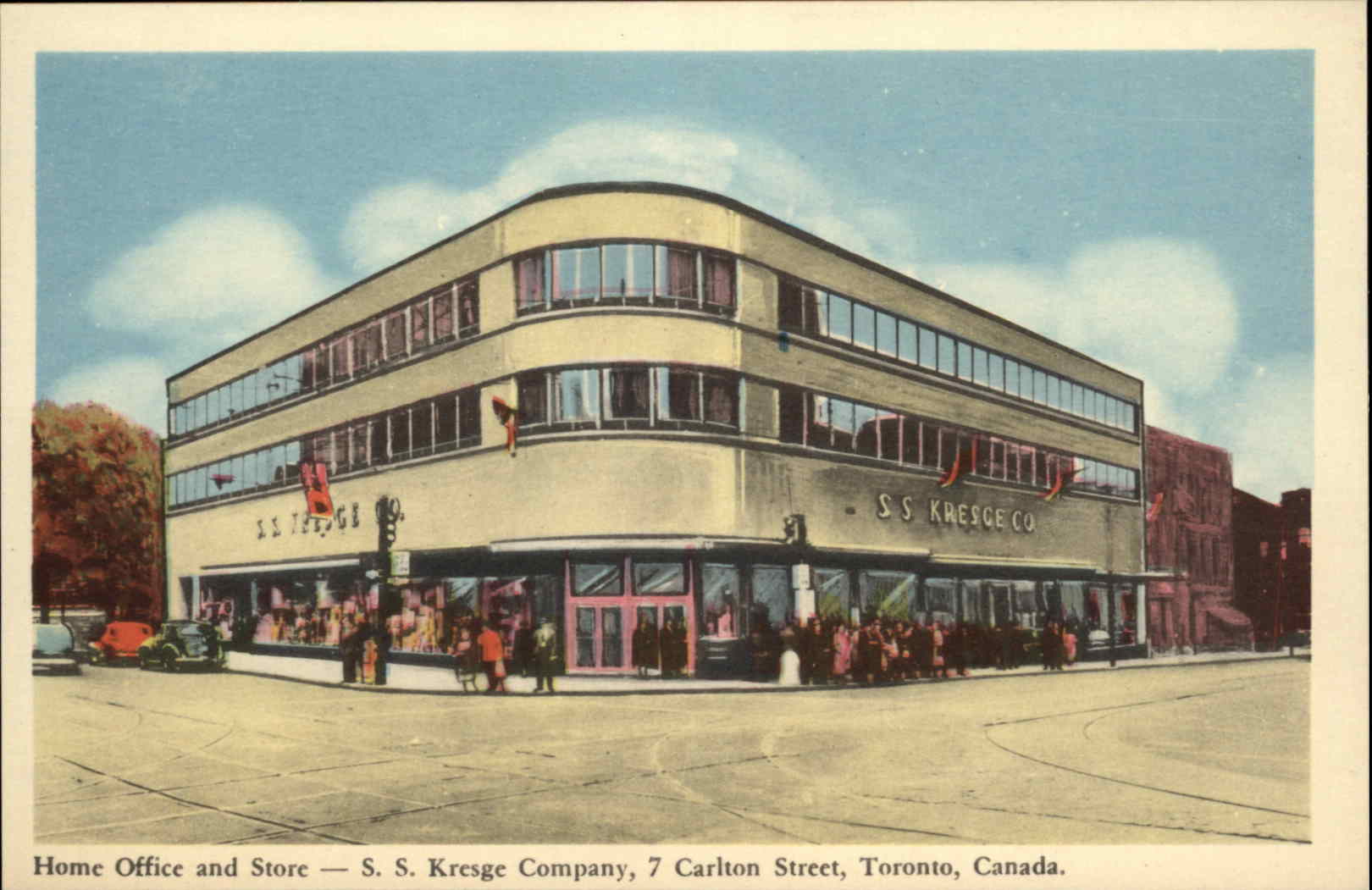 Toronto Ontario Canada Department Store Postcard