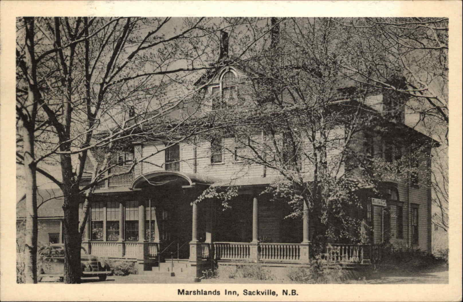 Sackville New Brunswick Canada Hotel Postcard