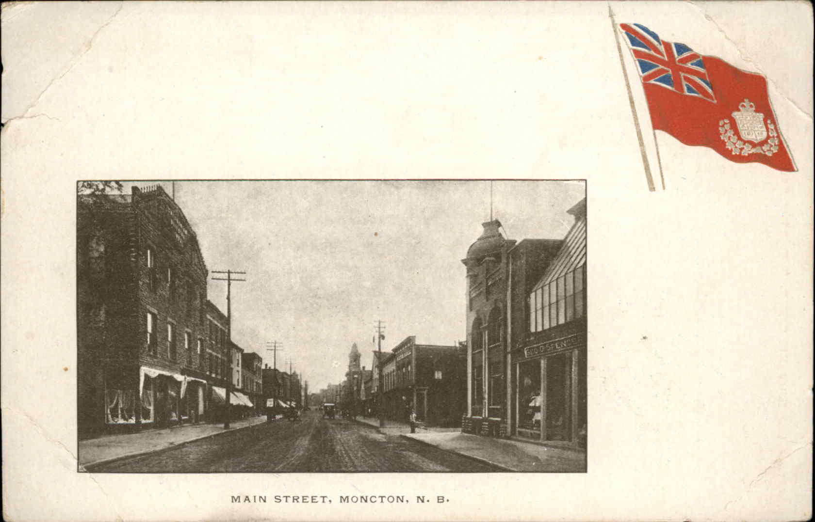 Moncton New Brunswick Canada Main Street Postcard