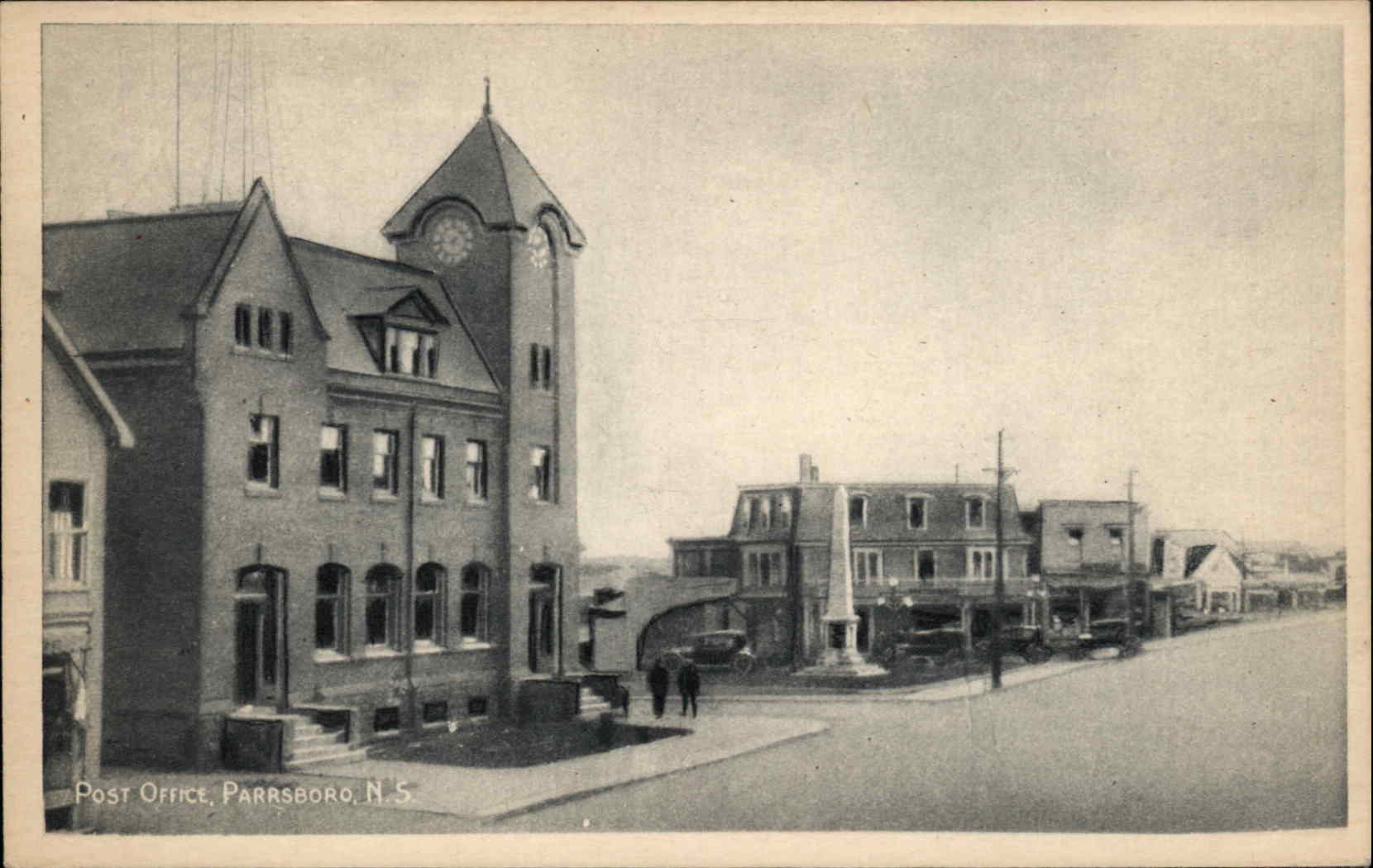 Parrsboro Nova Scotia Canada Post Office Postcard
