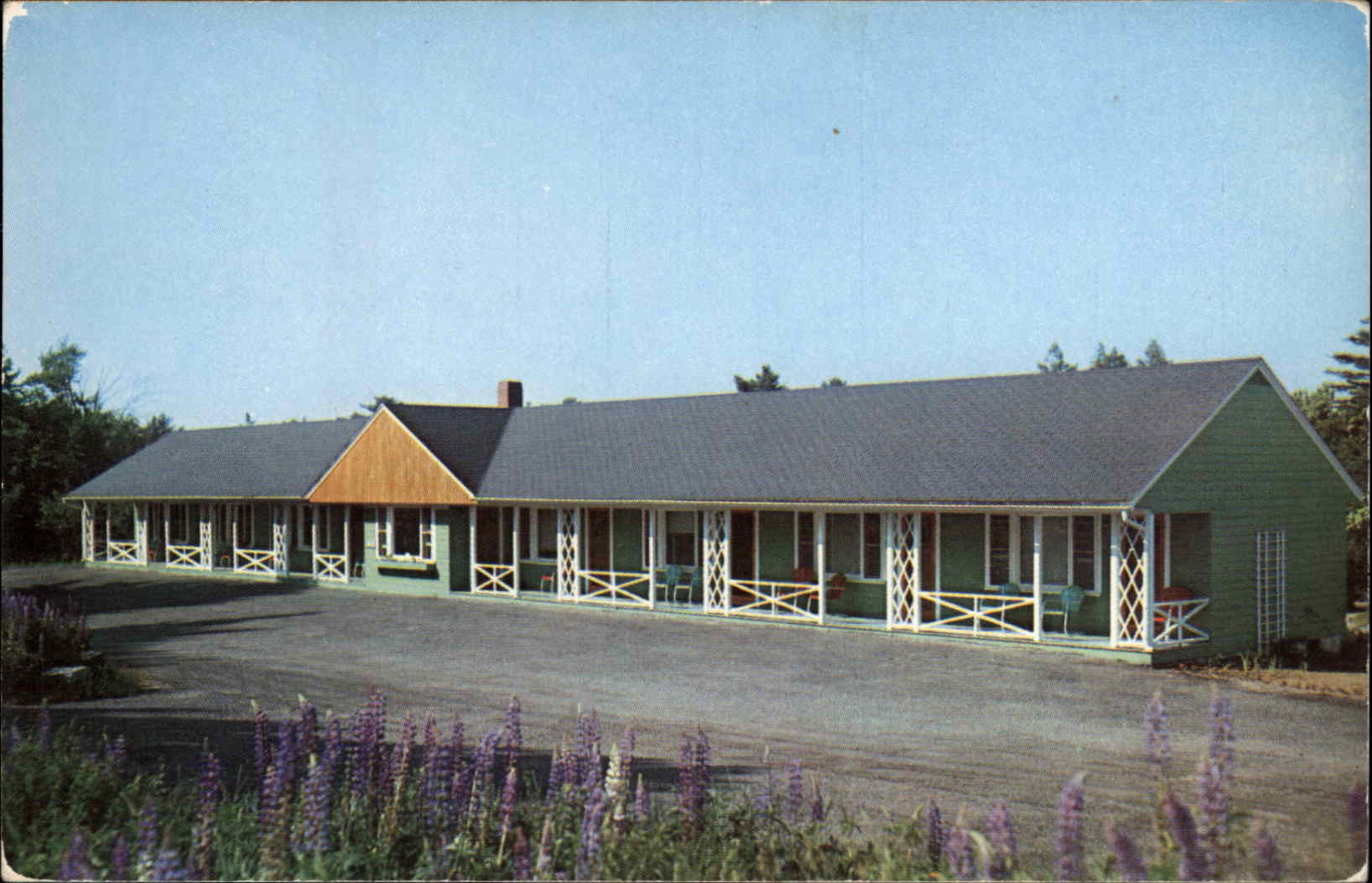 Bar Harbor Maine ME Motel Postcard