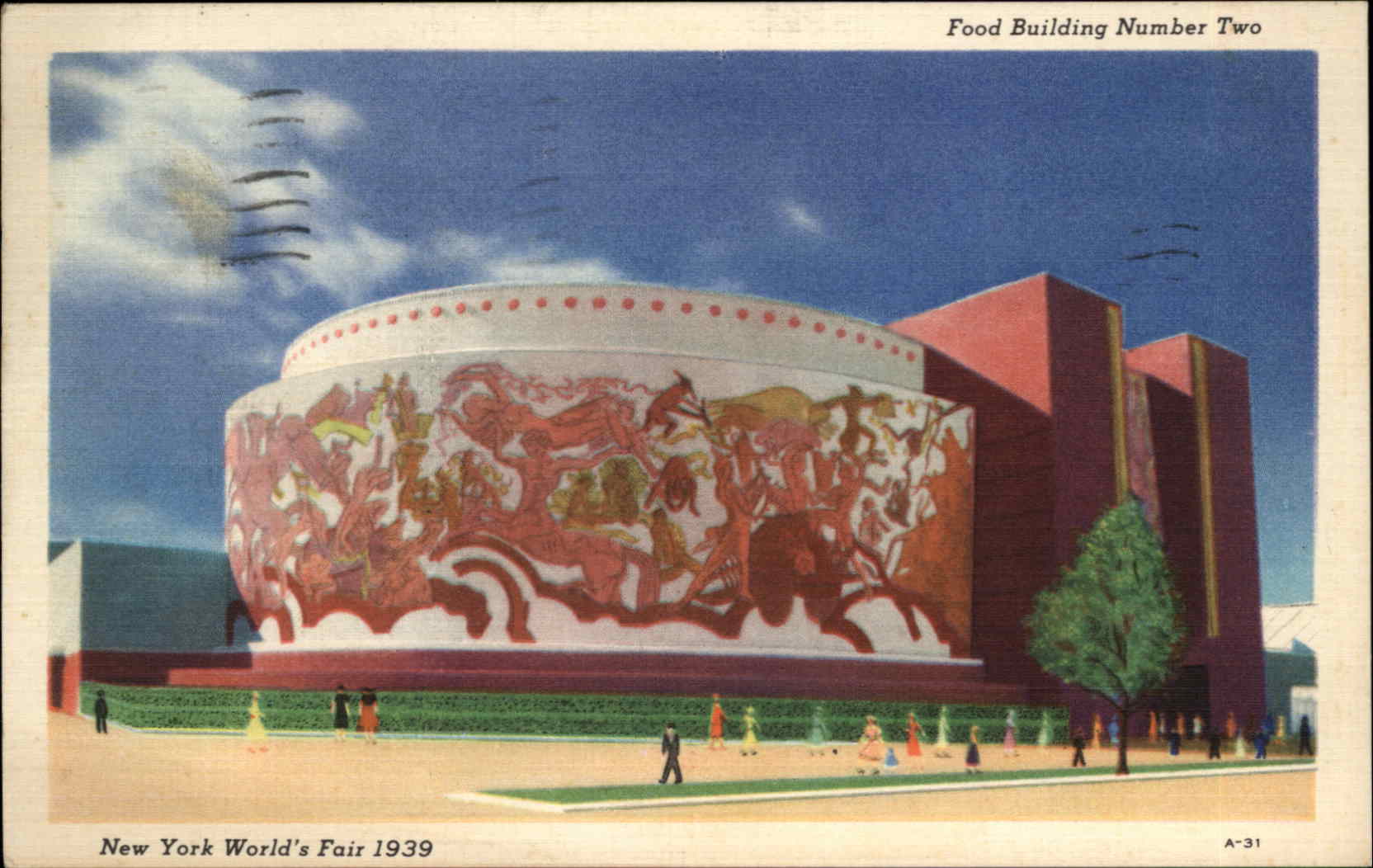New York City New York NY New York World's Fair 1939 Linen Postcard