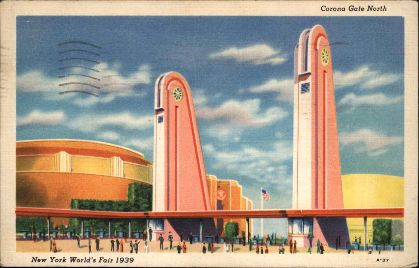 New York City New York NY New York World's Fair 1939 Linen Postcard